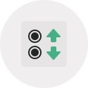 Elevator button panel icon